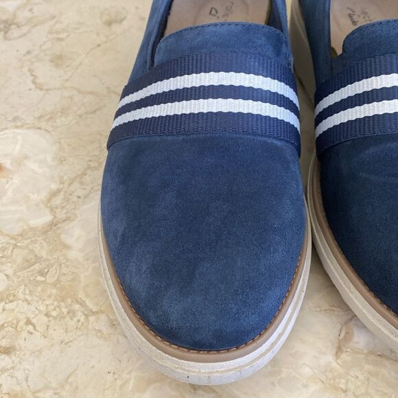 Clarks Ultimate Comfort Collection Leather Nautical Slip On Shoes - Picture 8 of 12